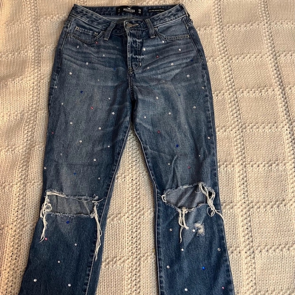 1R VINTAGE HIGH WAISTED HOLLISTER JEANS